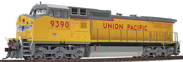 Atlas MasterLine(R) Gold Series Diesel GE Dash 8-40CW Powered w/DCC & Sound -- Union Pacific "Wings" #9390 (yellow,gray)