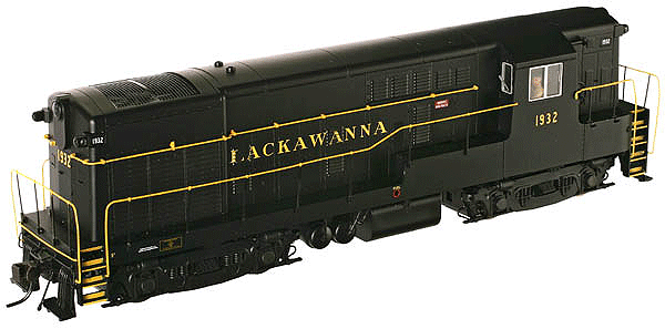 MasterLine(TM) Diesel H16-44 w/Body & Sill Mounted Handrails, Powered, DCC -- Delaware, Lackawanna & Western #1932, Late Body/Square Window Cab