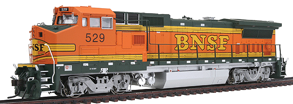 GE Dash 8-40BW w/Sound & DCC - Master(TM) Gold Series -- Burlington Northern Santa Fe #529 (H2), Standard Cab w/Ditch Lights