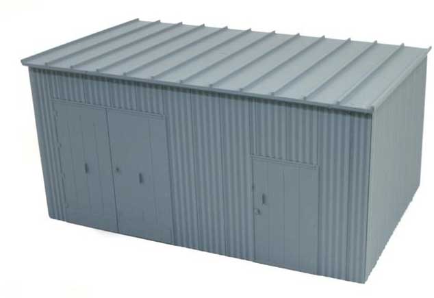 Trackside Equipment Shed - Assembled