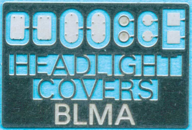 Removed Headlight Cover Plates -- 5 Pairs