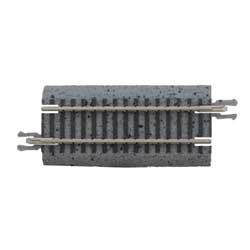 Code 65 Straight Track with Gray Ballast - True Track -- 2"  5.1cm pkg(6)