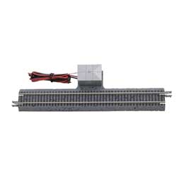 Code 65 Straight Terminal Track with Equipment Shed, Gray Ballast - True Tra -- 6"  15.2cm pkg(2)
