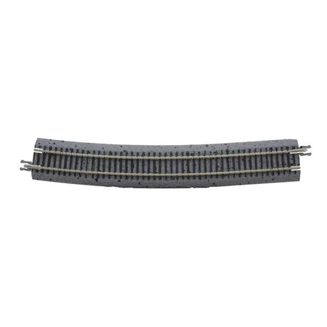 Code 65 Curved Track with Gray Ballast - True Track -- Left Hand Reverse Curve for #5 Turnout pkg(2)