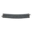 Code 65 Curved Track with Gray Ballast - True Track -- Right Hand Reverse Curve for #5 Turnout pkg(2)
