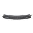 Code 65 Curved Track with Gray Ballast - True Track -- 17"  43.2cm Radius pkg(6)