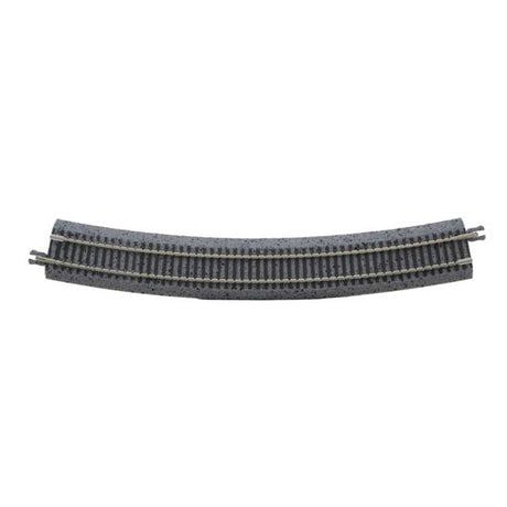 Code 65 Curved Track with Gray Ballast - True Track -- 17"  43.2cm Radius pkg(6)