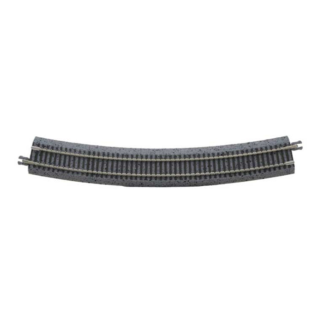 Code 65 Curved Track with Gray Ballast - True Track -- 17"  43.2cm Radius pkg(6)