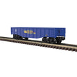 Steel Gondola - 3-Rail - Ready to Run - Industrial Rail(TM) -- Gondola Connection (blue, yellow, red)