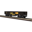 Steel Gondola - 3-Rail - Ready to Run - Industrial Rail(TM) -- RailGon TTX (black, yellow, red)