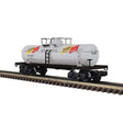 Tank Car - 3-Rail - Ready to Run - Industrial Rail(TM) -- Domino Sugar (gray, red, yellow)