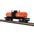 Tank Car - 3-Rail - Ready to Run - Industrial Rail(TM) -- Hooker Chemicals (orange, black, white)