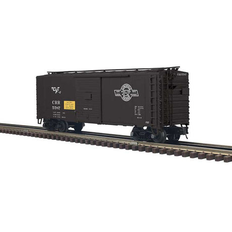 40' Sliding-Door Boxcar - 2-Rail - Ready to Run - Trainman(R) -- Clinchfield (black)