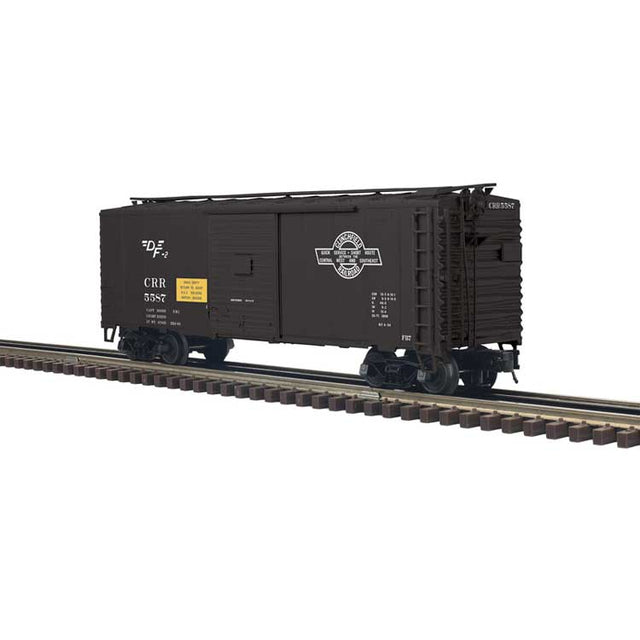 40' Sliding-Door Boxcar - 2-Rail - Ready to Run - Trainman(R) -- Clinchfield (black)