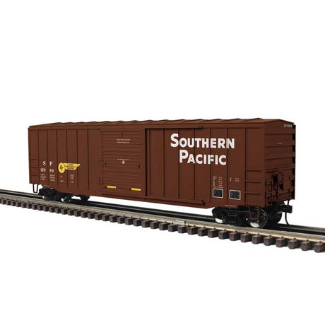50'6" Boxcar - 3-Rail - Ready to Run -- Southern Pacific (Boxcar red, white, yellow DF Logo)