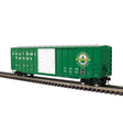 50'6" Boxcar - 2-Rail - Ready to Run -- Ashley, Drew & Northern (green, white, yellow)
