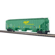 Pullman-Standard PS-4750 Covered Hopper - 2-Rail - Ready to Run - Trainman(R) -- Ag Processing AGPX (green, yellow)