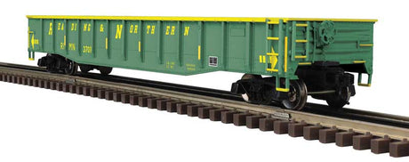 52' 6" Gondola - 2-Rail - Ready to Run - Trainman(R) -- Reading and Northern (green, yellow)