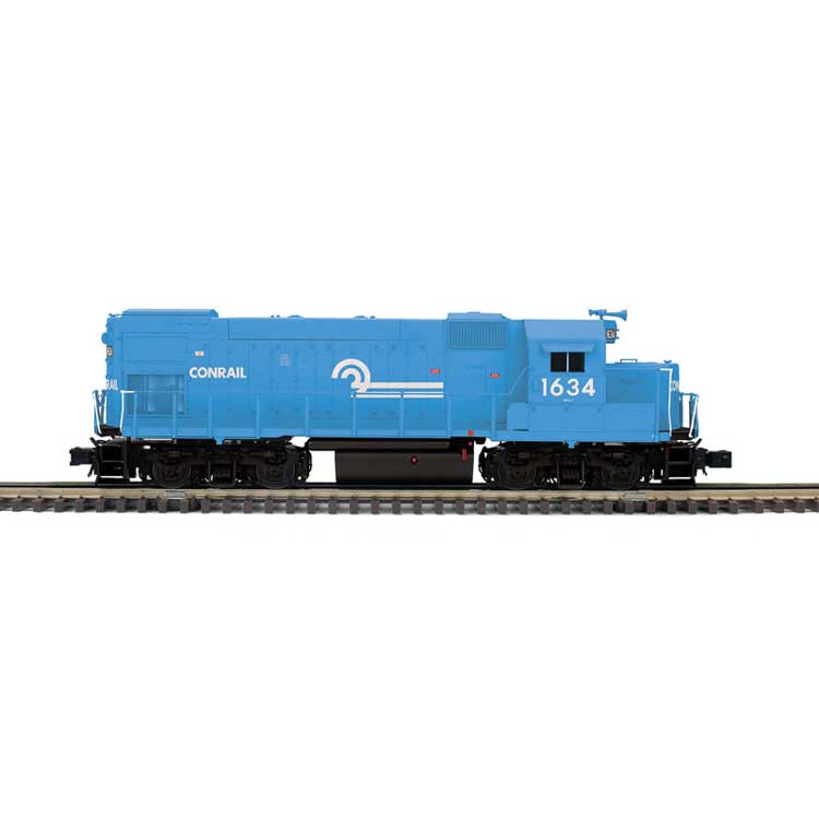 EMD GP15-1 - 3-Rail - Proto-Sound 3.0 - Trainman(R) -- Conrail #1672 (blue, white)