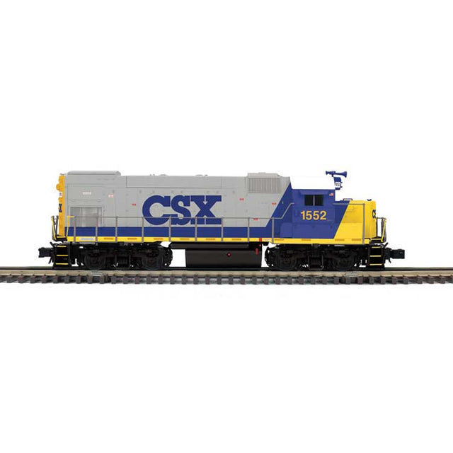 EMD GP15-1 - 2-Rail - Standard DC - Trainman(R) -- CSX #1561 (Ditch Lights, YN1, gray, blue, yellow)