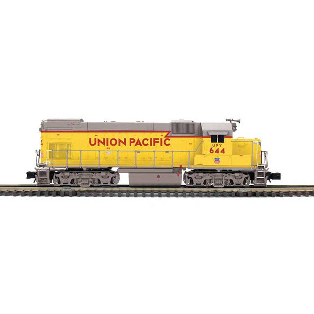 EMD GP15-1 - 2-Rail - Standard DC - Trainman(R) -- Union Pacific #Y733 (Armour Yellow, gray, Small Wings)