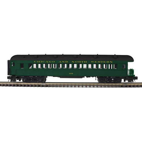 60' Heavyweight Observation - 2-Rail - Ready to Run - Trainman(R) -- Chicago & North Western (Pullman Green, black)