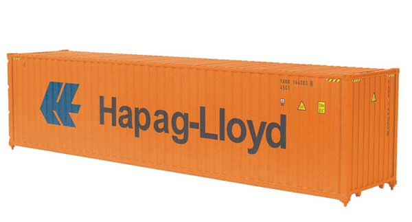 40' High-Cube Container - Assembled -- Hapag Lloyd FANU (orange, blue)