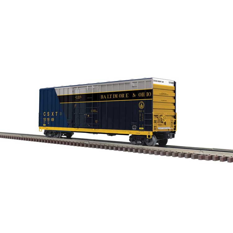 Gunderson 50' High-Cube Boxcar 3-Pack - 3-Rail - Ready to Run - Premier -- CSX (1 Each: Fantasy Heritage Schemes, B&O, C&O, Chessie)-1