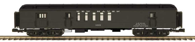 Madison Heavyweight Railway Post Office - 3-Rail - Ready to Run -- New Haven #3285 (Pullman Green, black)