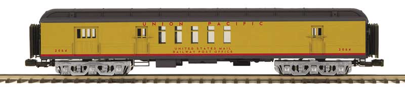 Madison Heavyweight Railway Post Office - 3-Rail - Ready to Run -- Union Pacific #2064 (Armour Yellow, gray)