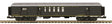 Madison Heavyweight Railway Post Office - 3-Rail - Ready to Run -- Western Maryland #184 (Pullman Green, silver)
