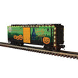 Pullman Standard PS-1 40' Boxcar w/Lights - 3-Rail - Ready to Run - Premier -- Halloween (green, black, orange)