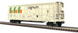 Thrall 55' All-Door Boxcar - 3-Rail - Ready to Run - Premier(R) -- Lignum (cream, green, orange)