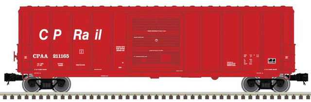 PS-5344 Single-Door Boxcar - 3-Rail - Ready to Run -- Canadian Pacific (red, white, thin lettering)
