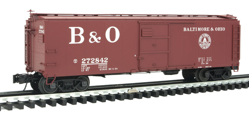 1923 ARA X-29 40' Steel Boxcar - 3-Rail - Ready to Run - Master(R) -- Baltimore & Ohio (Boxcar Red, Large B&O, Capitol Dome Logo)