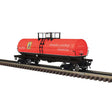 11,000-Gallon Tank Car with Platform - 3-Rail - Ready to Run - Master(R) -- PPG Columbia Southern GATX (red, black)