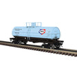 11,000-Gallon Tank Car with Platform - 3-Rail - Ready to Run - Master(R) -- Tenneco Chemicals VENX (blue, black, red)