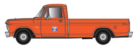 Ford F-100 Pickup Truck - Assembled -- Southern Pacific (orange, blue)