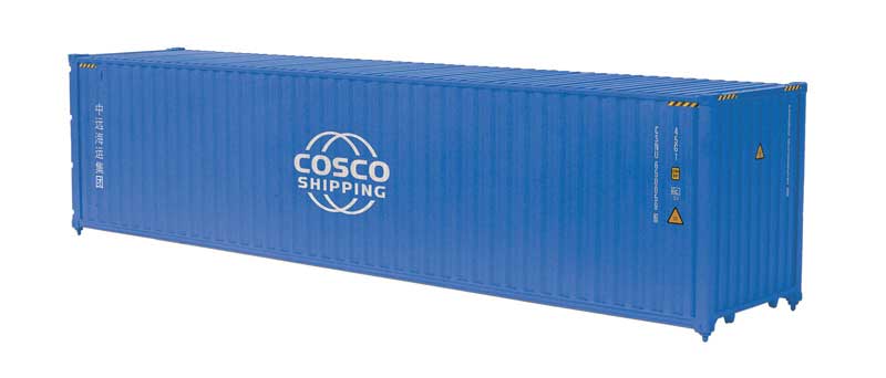 40' High-Cube Container - Assembled -- Cosco (blue, white)