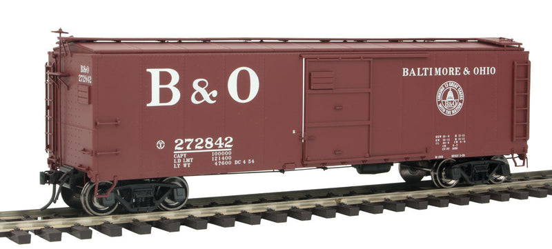 1923 ARA X-29 40' Steel Boxcar - 2-Rail - Ready to Run - Master(R) -- Baltimore & Ohio (Boxcar Red, Large B&O, Capitol Dome Logo)