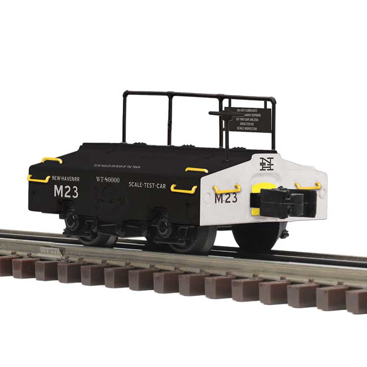 Scale Test Car - 3-Rail - Ready to Run - Premier(R) -- New Haven #M-23 (black, white)