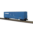 Evans 53' Double-Plug-Door Boxcar - 2-Rail - Ready to Run - Master(R) -- Cyprus USLX (blue, white)