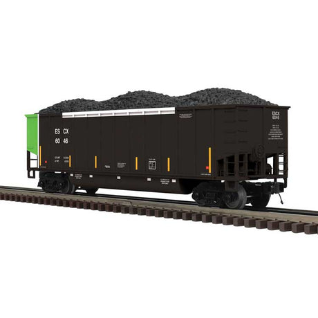 Coalporter Coal Gondola  4-Pack - 3-Rail - Ready to Run - Premier(R) -- First Security Bank National ESCX Set #2 (black, green)
