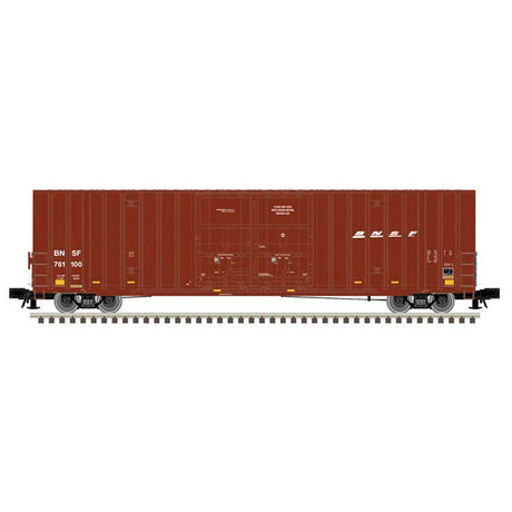 Gunderson 60' Hy-Cube Boxcar - 3-Rail - Ready to Run - Master(R) -- BNSF Railway (Boxcar Red, Wedge Logo)