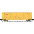 Gunderson 60' Hy-Cube Boxcar - 3-Rail - Ready to Run - Master(R) -- Union Pacific (yellow, small logo)