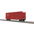 Gunderson 50' High-Cube Boxcar - 3-Rail - Ready to Run - Premier -- Canadian National GTW (Boxcar Red, yellow white, Noodle Logo)