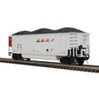 Coalporter Coal Gondola - 2-Rail - Ready to Run - Premier(R) -- BNSF Railway (H3, silver, Boxcar Red, Wedge Logo)