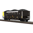 Coalporter Coal Gondola - 2-Rail - Ready to Run - Premier(R) -- Reading, Blue Mountain & Northern (black, yellow)