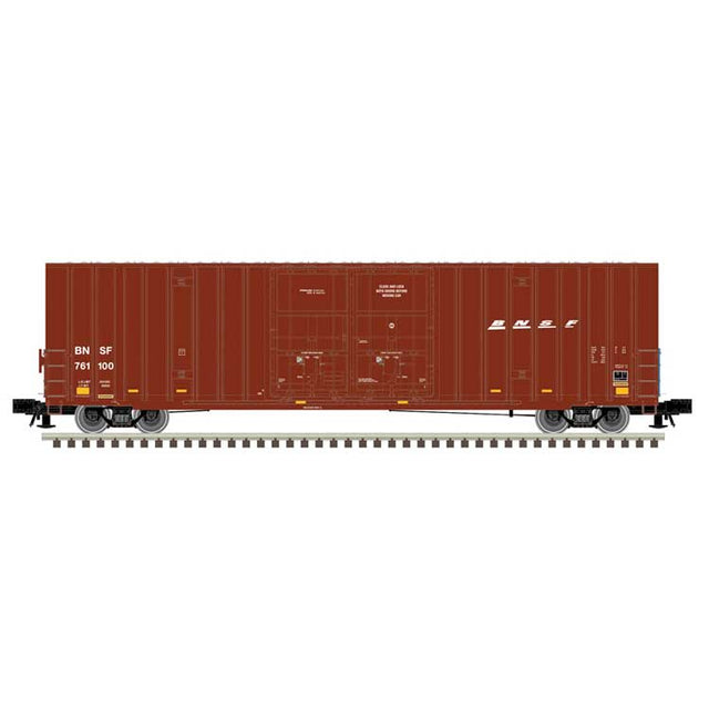 Gunderson 60' Hy-Cube Boxcar - 2-Rail - Ready to Run - Master(R) -- BNSF Railway (Boxcar Red, Wedge Logo)