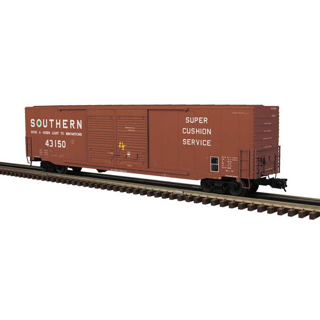 ACF 60' Double-Door Auto Parts Boxcar - 3-Rail - Ready to Run - Premier -- Southern Railway (Boxcar Red, white, green)